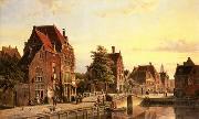 unknow artist European city landscape, street landsacpe, construction, frontstore, building and architecture.063 oil painting picture wholesale